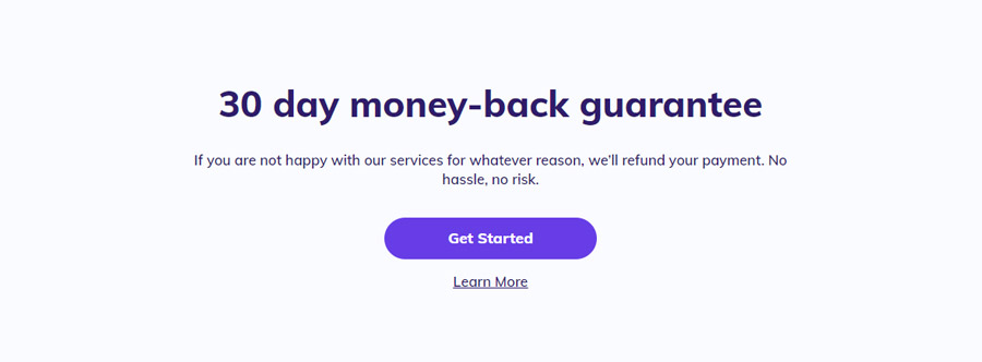 hostinger money back guarantee